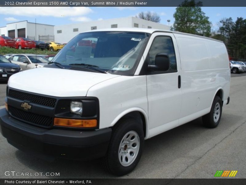 Front 3/4 View of 2012 Express 1500 AWD Cargo Van