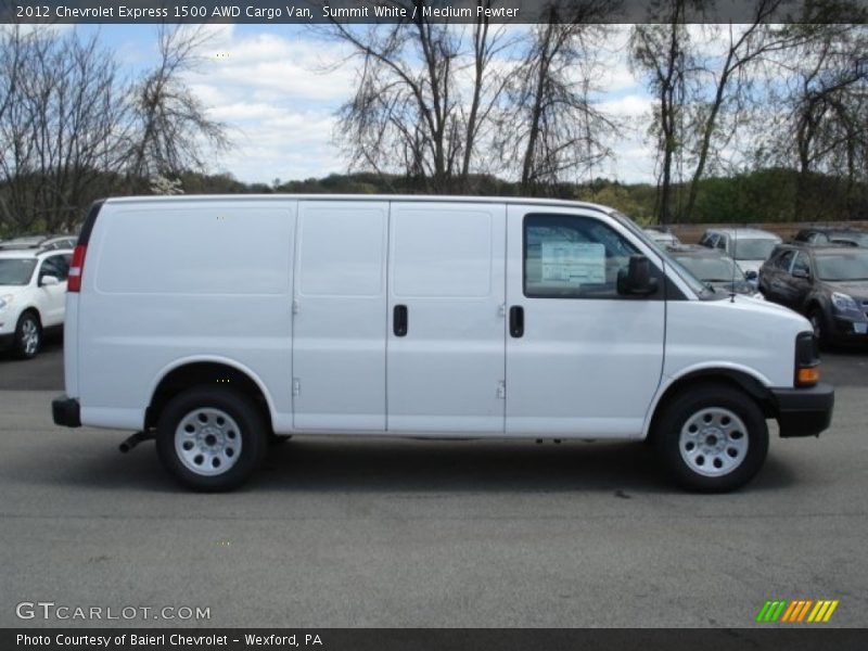  2012 Express 1500 AWD Cargo Van Summit White