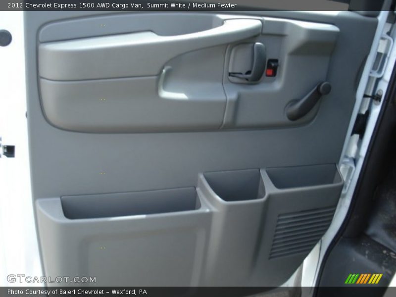 Summit White / Medium Pewter 2012 Chevrolet Express 1500 AWD Cargo Van