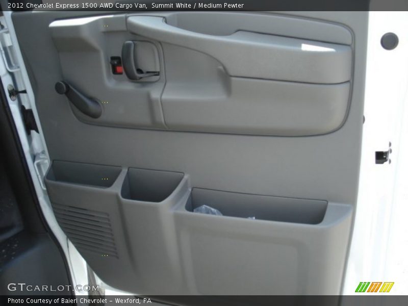 Summit White / Medium Pewter 2012 Chevrolet Express 1500 AWD Cargo Van