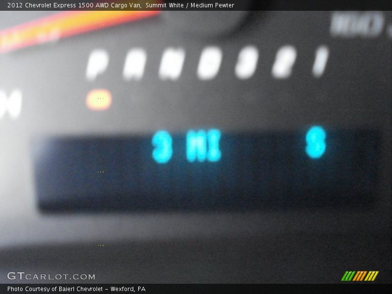 Summit White / Medium Pewter 2012 Chevrolet Express 1500 AWD Cargo Van