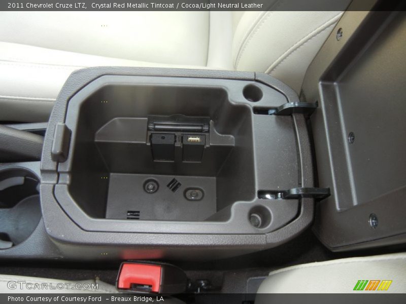 Crystal Red Metallic Tintcoat / Cocoa/Light Neutral Leather 2011 Chevrolet Cruze LTZ