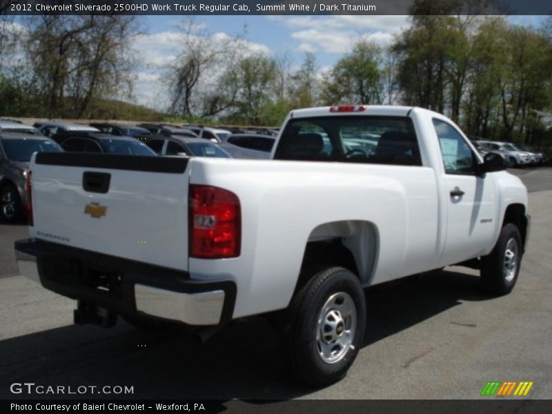 Summit White / Dark Titanium 2012 Chevrolet Silverado 2500HD Work Truck Regular Cab