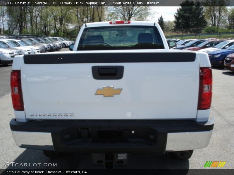 Summit White / Dark Titanium 2012 Chevrolet Silverado 2500HD Work Truck Regular Cab