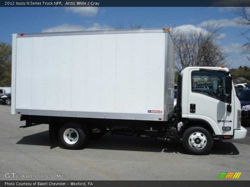 Arctic White / Gray 2012 Isuzu N Series Truck NPR