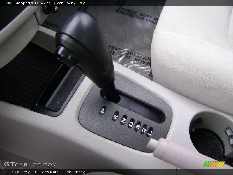 Clear Silver / Gray 2005 Kia Spectra LX Sedan