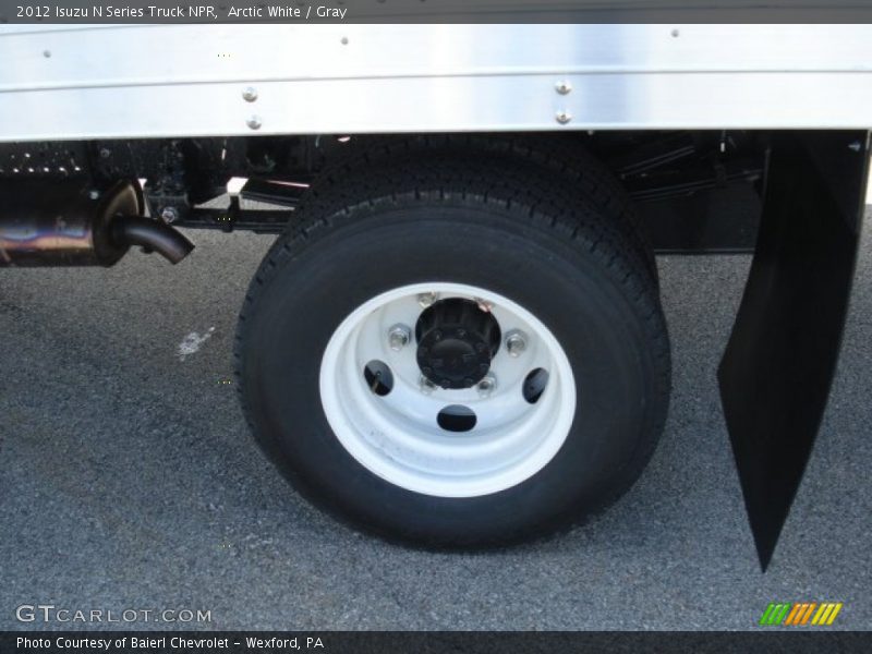 Arctic White / Gray 2012 Isuzu N Series Truck NPR