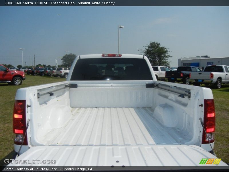 Summit White / Ebony 2008 GMC Sierra 1500 SLT Extended Cab