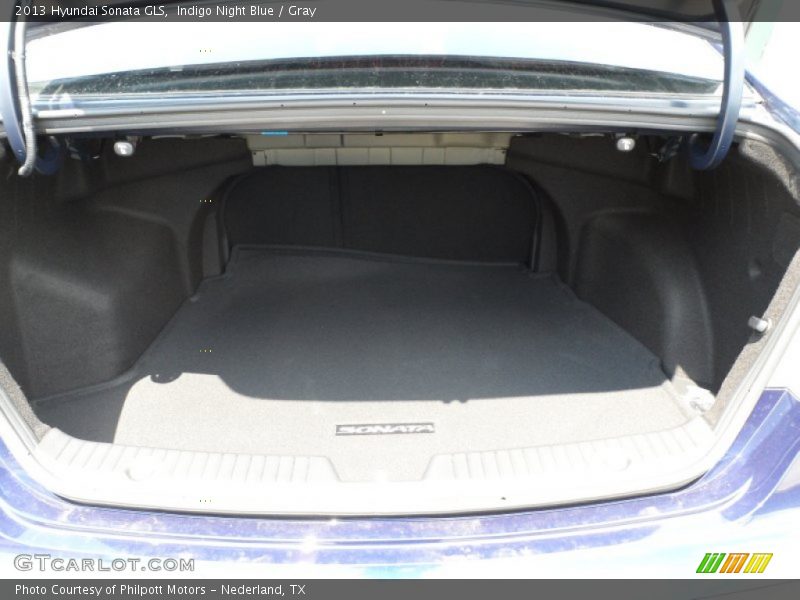 Indigo Night Blue / Gray 2013 Hyundai Sonata GLS