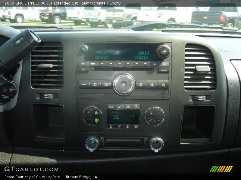 Summit White / Ebony 2008 GMC Sierra 1500 SLT Extended Cab