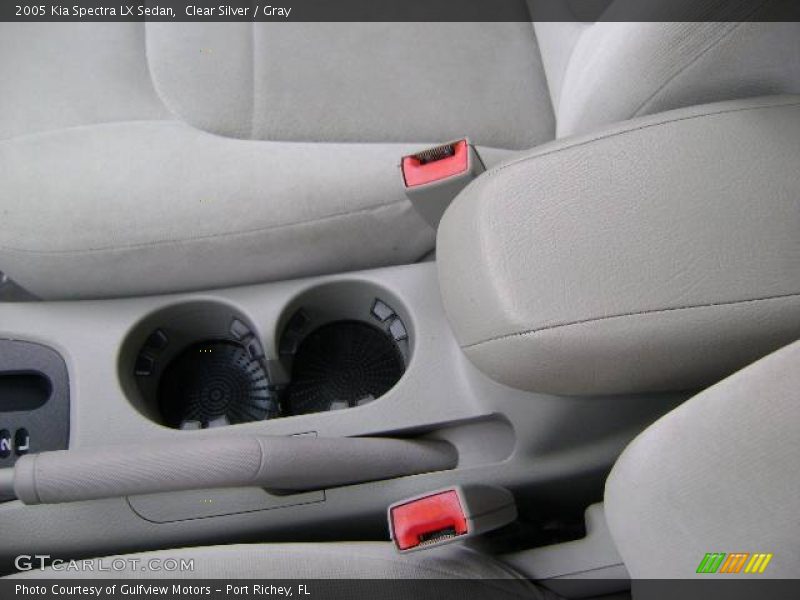 Clear Silver / Gray 2005 Kia Spectra LX Sedan