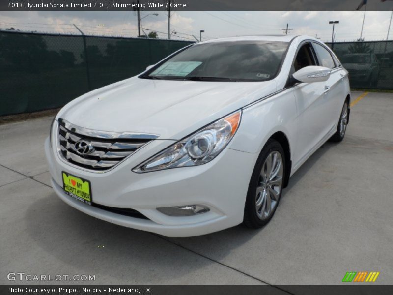 Front 3/4 View of 2013 Sonata Limited 2.0T