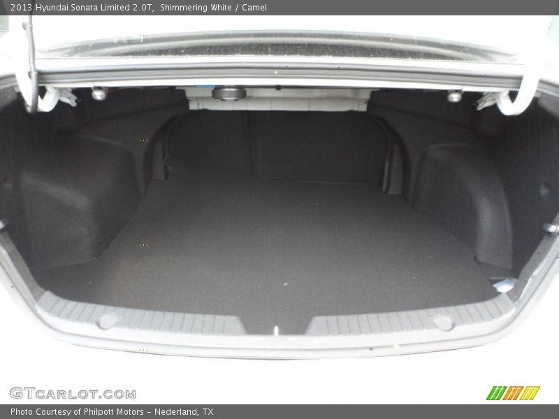 Shimmering White / Camel 2013 Hyundai Sonata Limited 2.0T