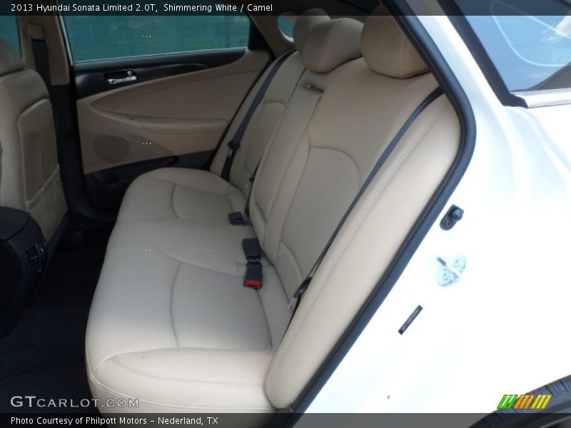  2013 Sonata Limited 2.0T Camel Interior