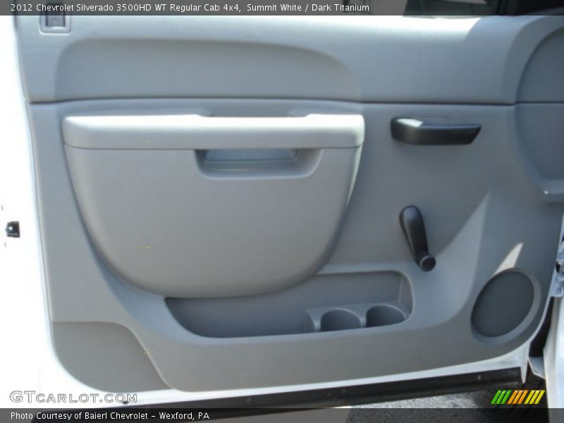 Summit White / Dark Titanium 2012 Chevrolet Silverado 3500HD WT Regular Cab 4x4
