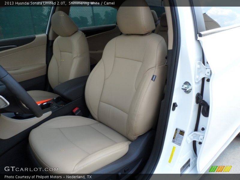 Front Seat of 2013 Sonata Limited 2.0T