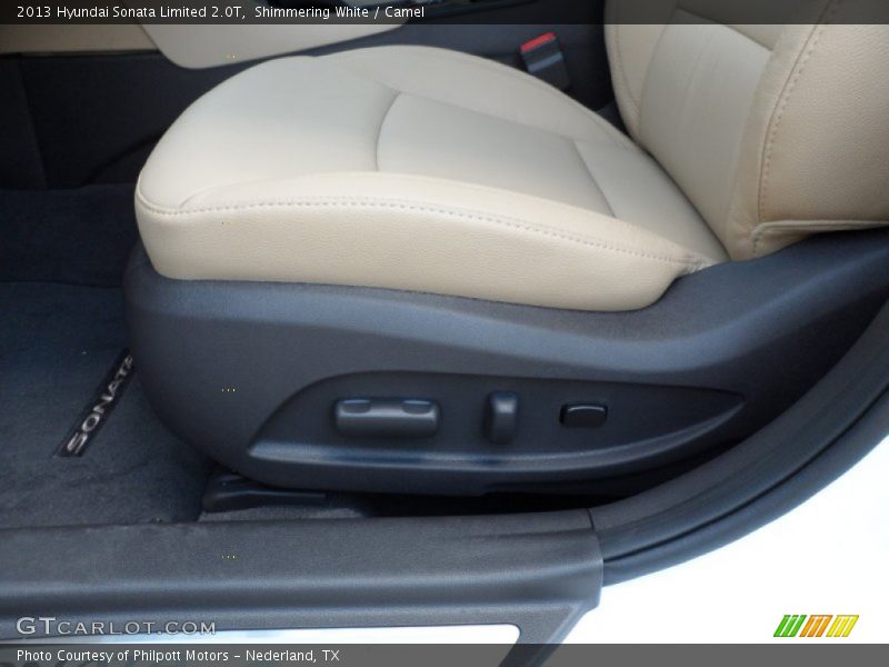 Front Seat of 2013 Sonata Limited 2.0T