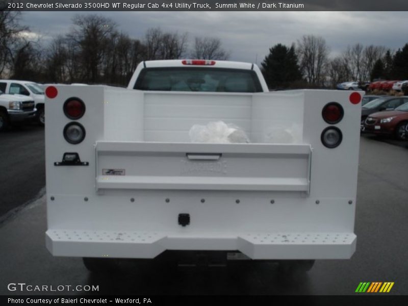 Summit White / Dark Titanium 2012 Chevrolet Silverado 3500HD WT Regular Cab 4x4 Utility Truck