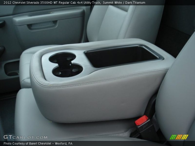 Summit White / Dark Titanium 2012 Chevrolet Silverado 3500HD WT Regular Cab 4x4 Utility Truck