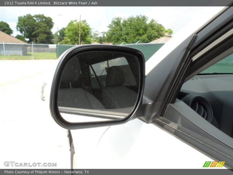 Blizzard White Pearl / Ash 2012 Toyota RAV4 Limited