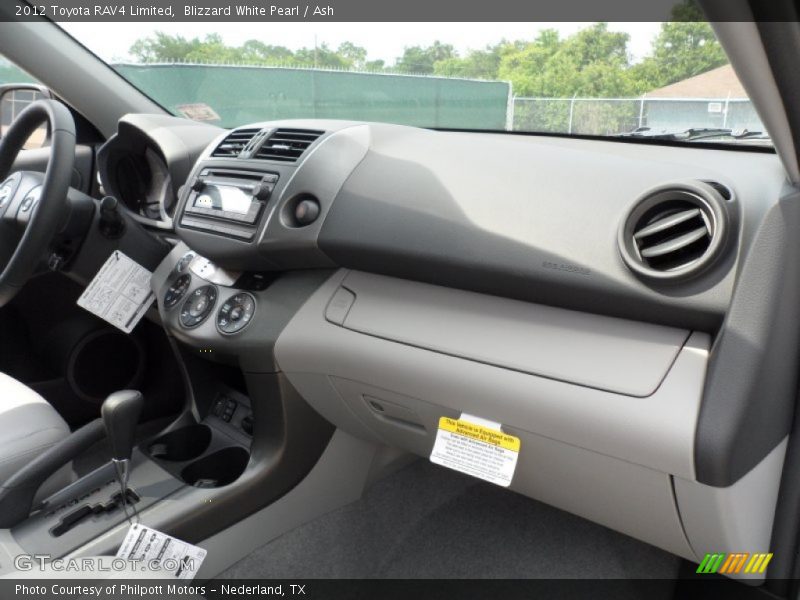 Blizzard White Pearl / Ash 2012 Toyota RAV4 Limited