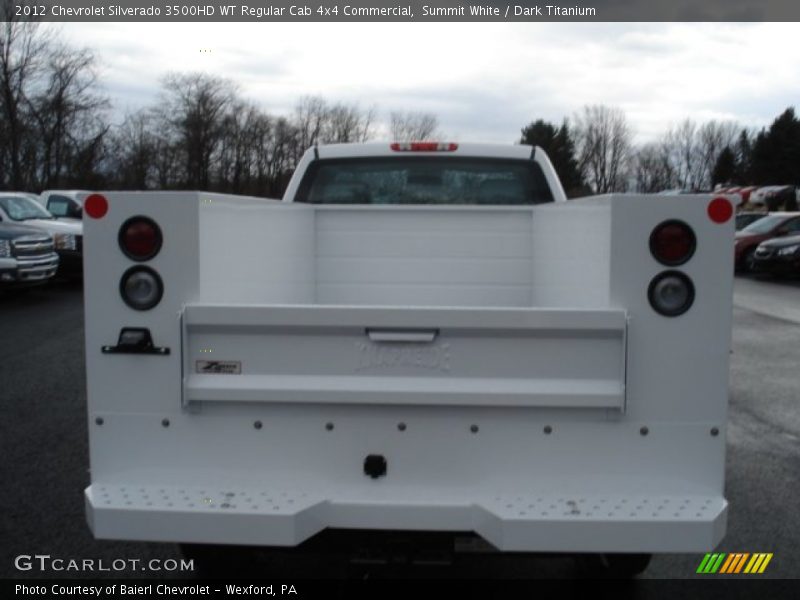 Summit White / Dark Titanium 2012 Chevrolet Silverado 3500HD WT Regular Cab 4x4 Commercial