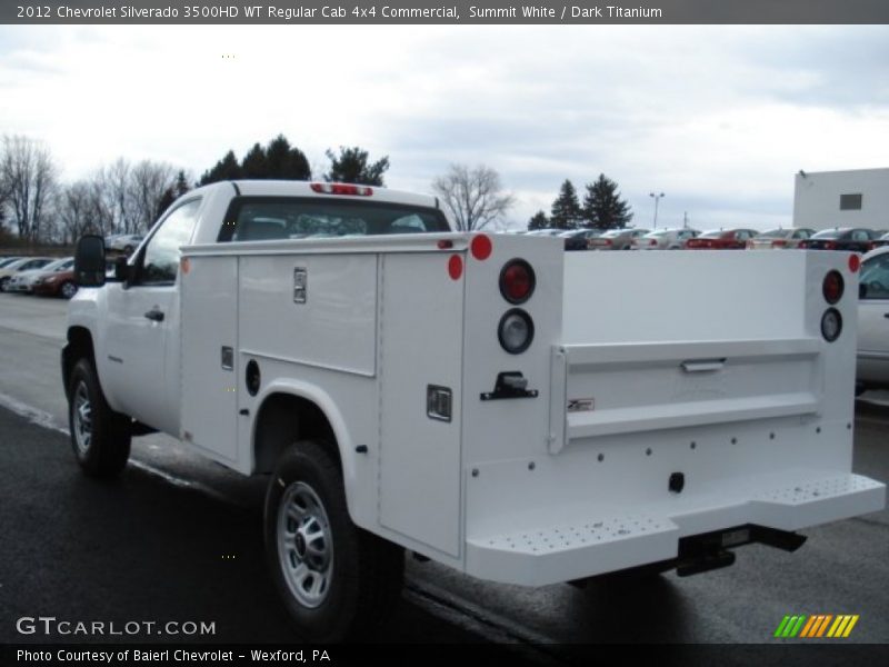 Summit White / Dark Titanium 2012 Chevrolet Silverado 3500HD WT Regular Cab 4x4 Commercial