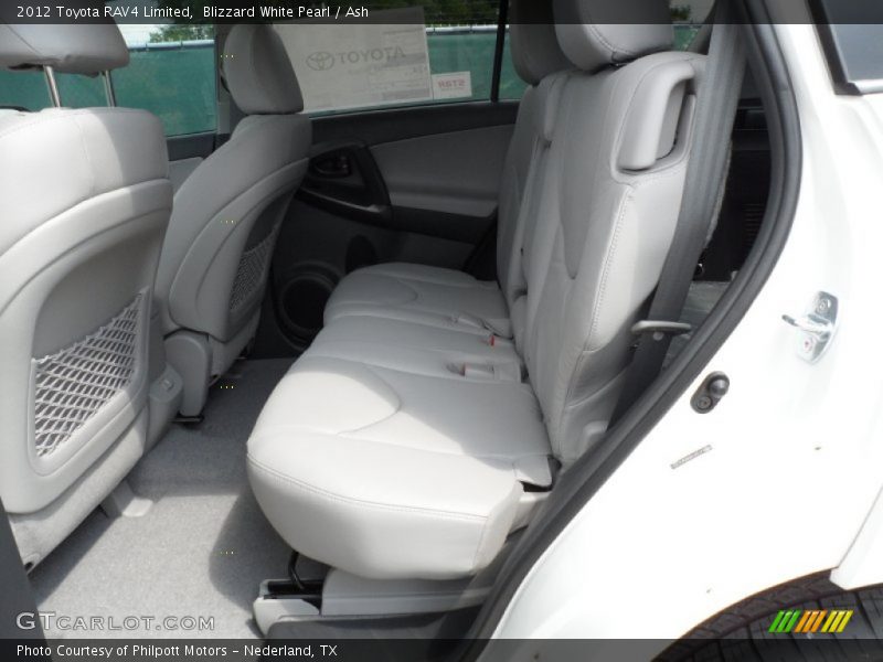 Blizzard White Pearl / Ash 2012 Toyota RAV4 Limited