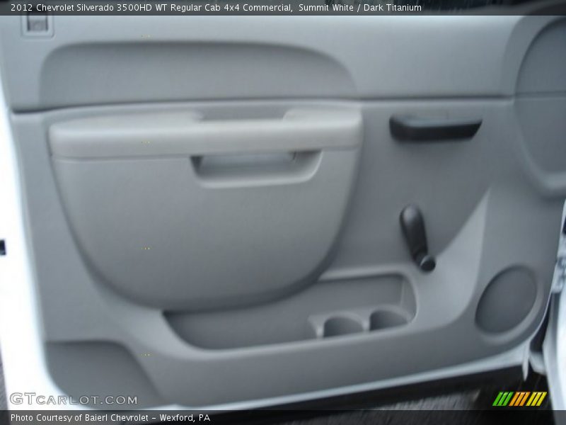 Summit White / Dark Titanium 2012 Chevrolet Silverado 3500HD WT Regular Cab 4x4 Commercial