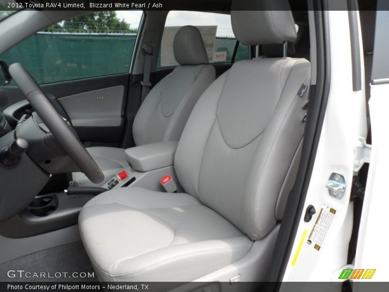  2012 RAV4 Limited Ash Interior