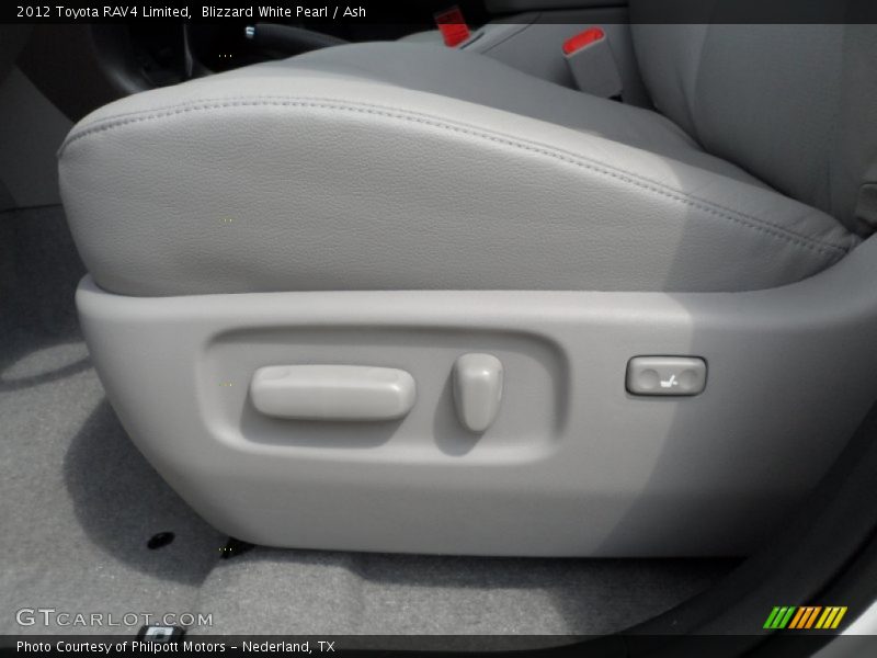 Blizzard White Pearl / Ash 2012 Toyota RAV4 Limited