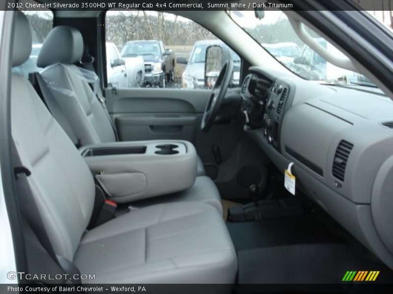Summit White / Dark Titanium 2012 Chevrolet Silverado 3500HD WT Regular Cab 4x4 Commercial