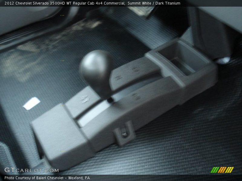 Summit White / Dark Titanium 2012 Chevrolet Silverado 3500HD WT Regular Cab 4x4 Commercial