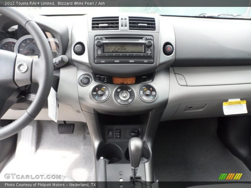Blizzard White Pearl / Ash 2012 Toyota RAV4 Limited