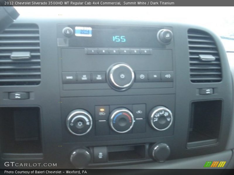 Summit White / Dark Titanium 2012 Chevrolet Silverado 3500HD WT Regular Cab 4x4 Commercial