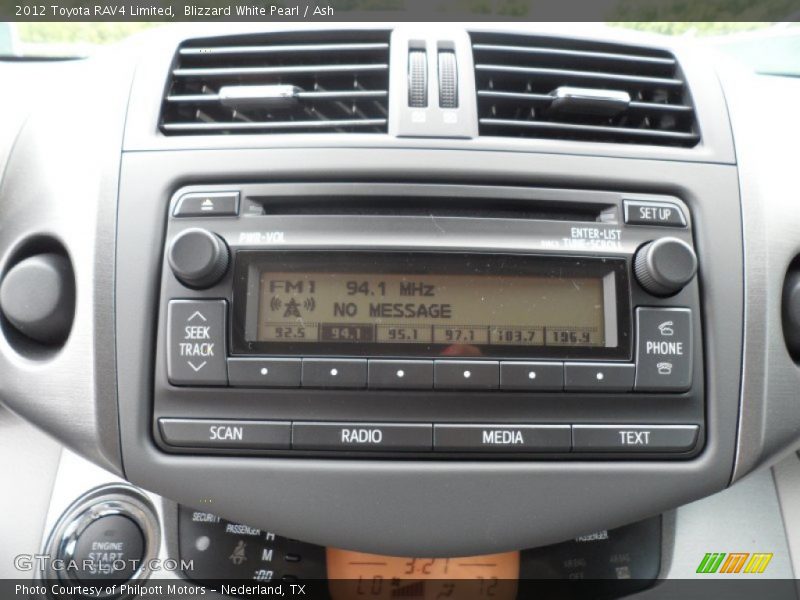 Audio System of 2012 RAV4 Limited