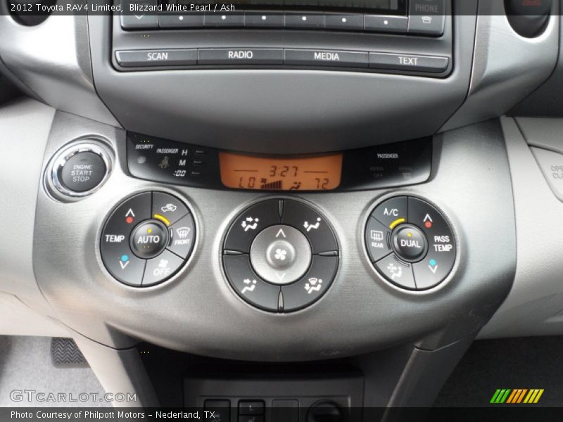 Controls of 2012 RAV4 Limited