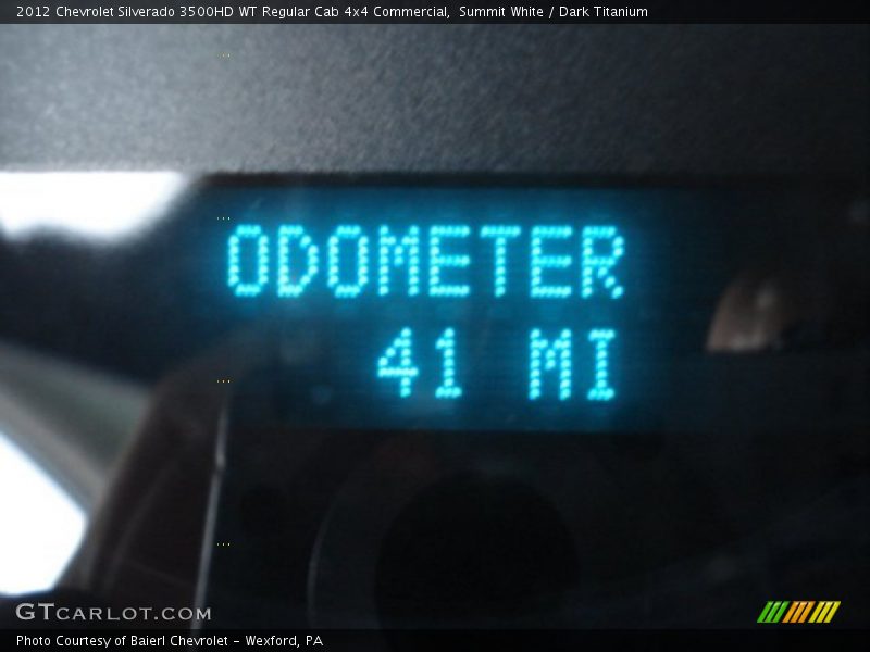Summit White / Dark Titanium 2012 Chevrolet Silverado 3500HD WT Regular Cab 4x4 Commercial