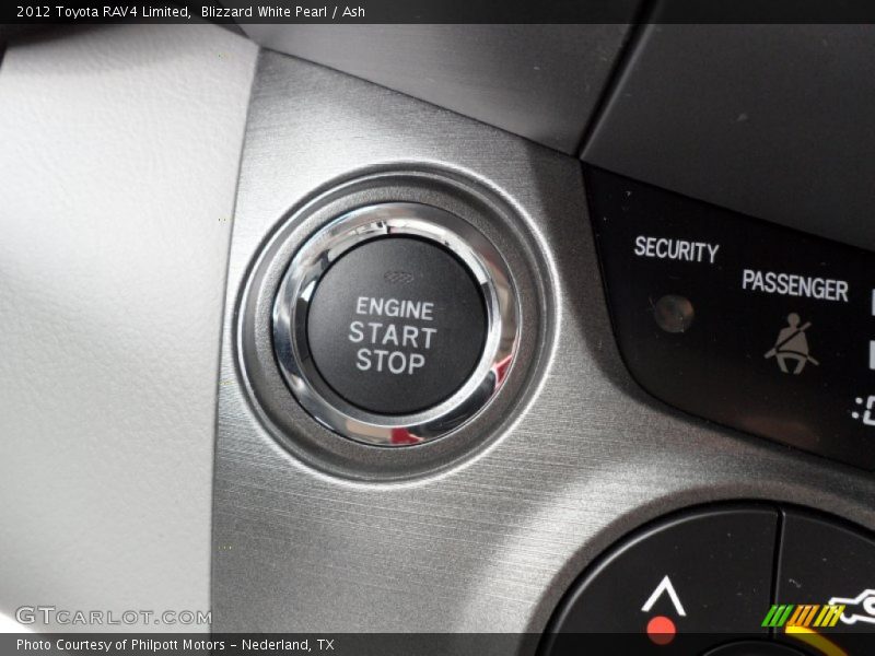 Controls of 2012 RAV4 Limited