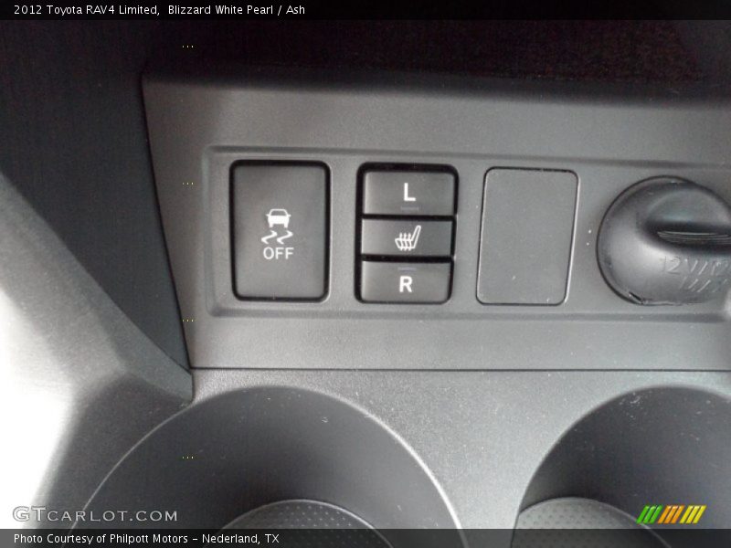 Blizzard White Pearl / Ash 2012 Toyota RAV4 Limited