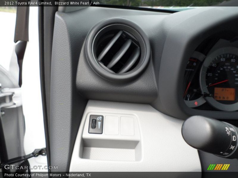 Blizzard White Pearl / Ash 2012 Toyota RAV4 Limited