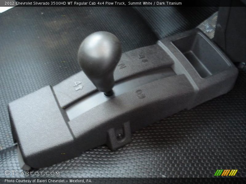 Summit White / Dark Titanium 2012 Chevrolet Silverado 3500HD WT Regular Cab 4x4 Plow Truck