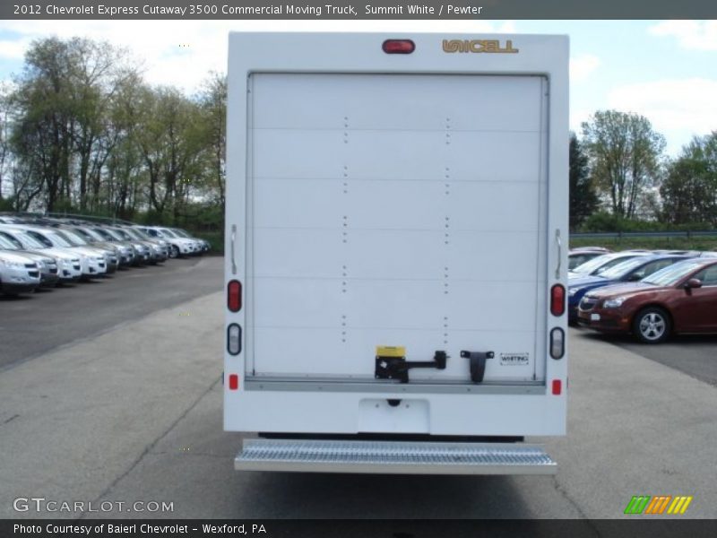 Summit White / Pewter 2012 Chevrolet Express Cutaway 3500 Commercial Moving Truck