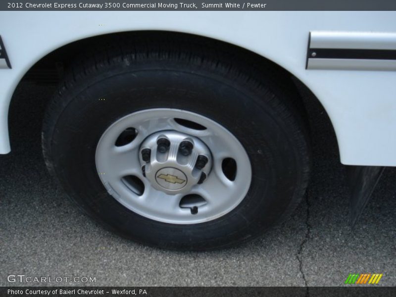 Summit White / Pewter 2012 Chevrolet Express Cutaway 3500 Commercial Moving Truck