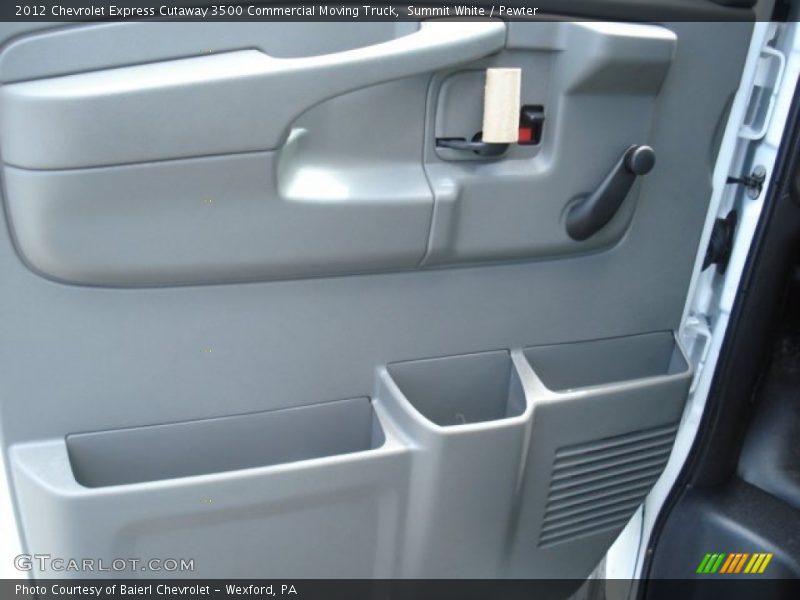 Summit White / Pewter 2012 Chevrolet Express Cutaway 3500 Commercial Moving Truck