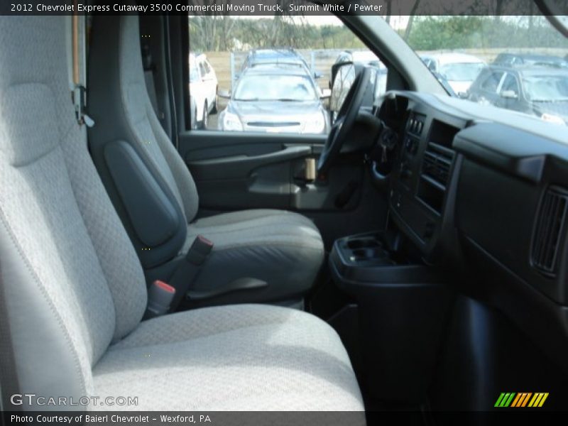 Summit White / Pewter 2012 Chevrolet Express Cutaway 3500 Commercial Moving Truck