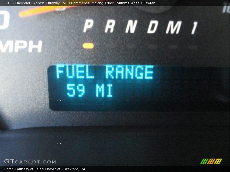 Summit White / Pewter 2012 Chevrolet Express Cutaway 3500 Commercial Moving Truck