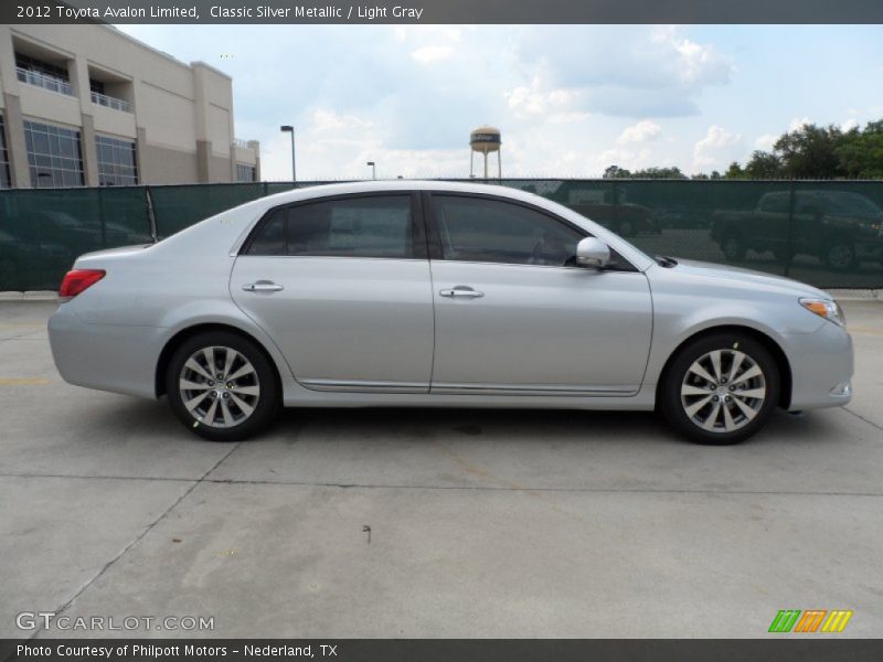 Classic Silver Metallic / Light Gray 2012 Toyota Avalon Limited