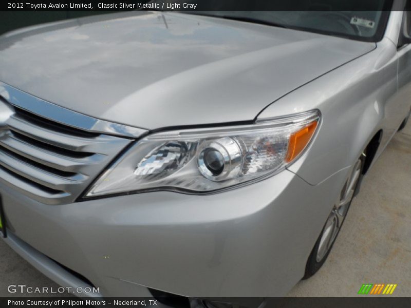Classic Silver Metallic / Light Gray 2012 Toyota Avalon Limited