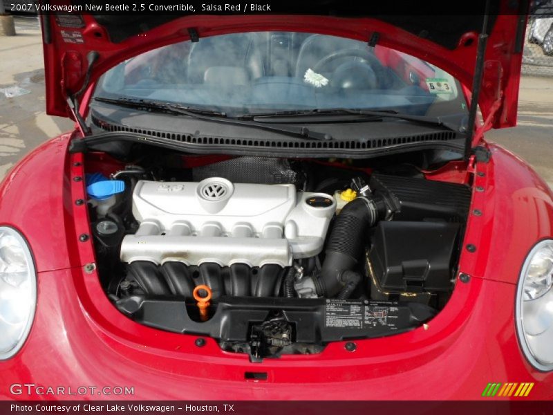 Salsa Red / Black 2007 Volkswagen New Beetle 2.5 Convertible